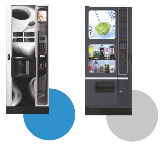 Vending business, coffee and beverages machines
